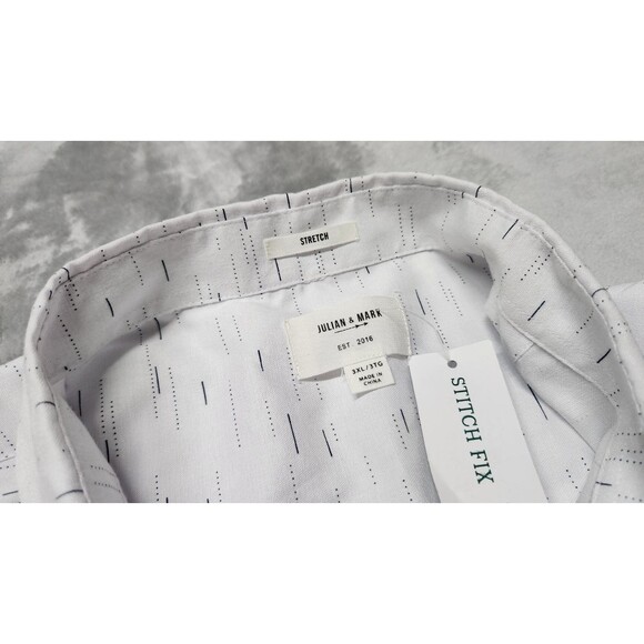 Julian & Mark Men's 3XL White Soft Touch Short Sleeve Shirt NWOT - Picture 7 of 9